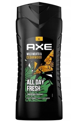 14,56 /L - 6er Pack Axe Duschgel XL - Wild Green Mojito & Cedarwood  - 400 ml