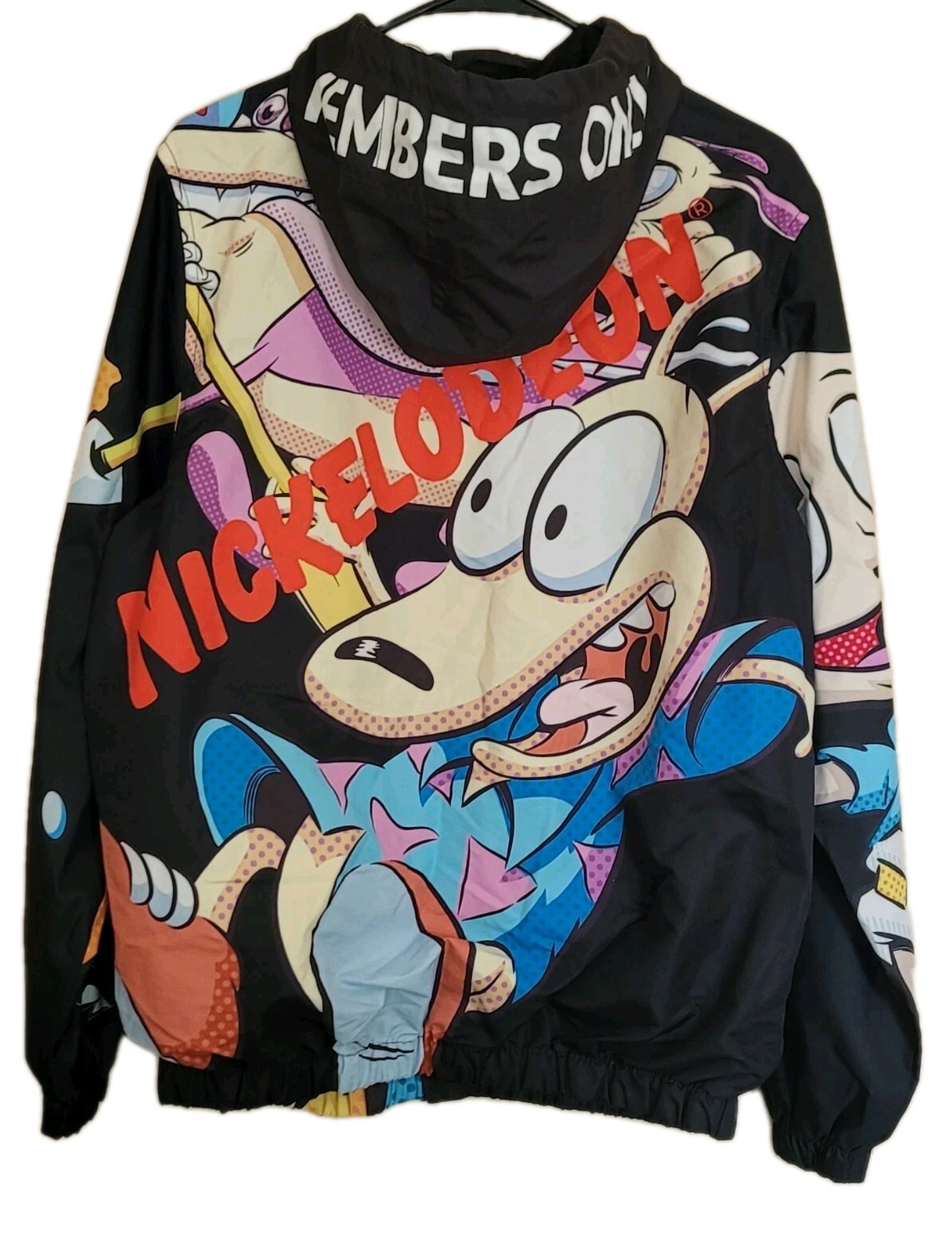 Members Only x Nickelodeon Rugrats SpongeBob Size Small Full Zip Jacket Unisex image 2