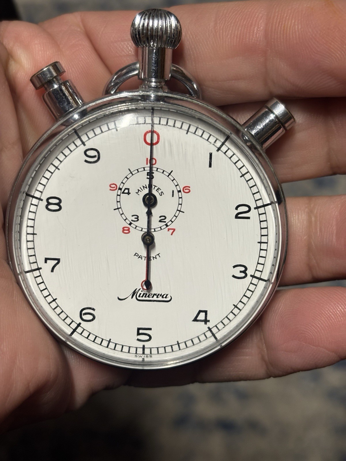RARE MINERVA MECHANICAL SPLIT TIMER RATTRAPANTE V… - image 3