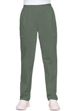 Cherokee Workwear NaturalRise Tapered Pull-On Cargo Pant Petite 4200P OLVW Olive