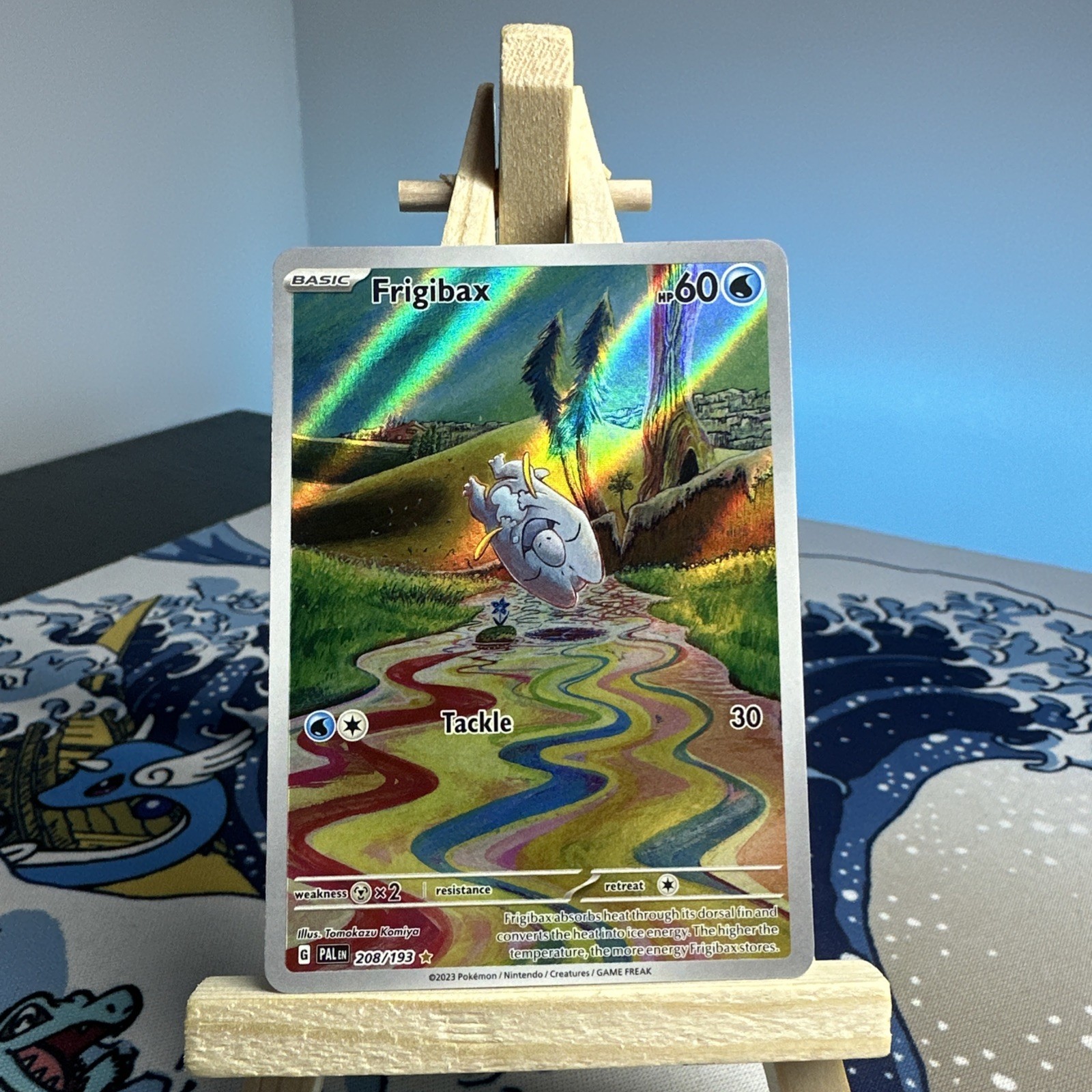 Pokémon TCG Frigibax Scarlet & Violet Paldea Evolved Holo Card 208/193 NM