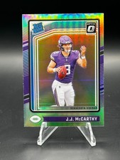 2024 Panini Donruss Optic JJ MCCARTHY HOLO PRIZM RATED ROOKIE #235 VIKINGS