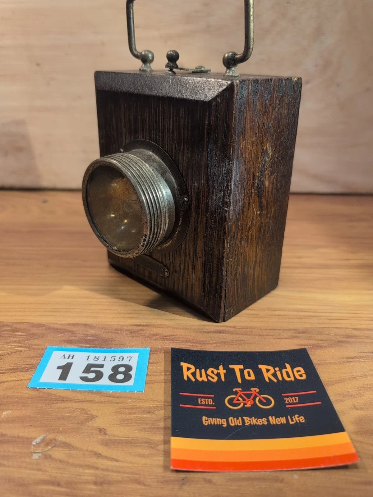 Vintage Wood Torch Ever Ready #158