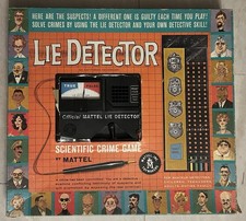 1960 Lie Detector Game by Mattel Complete/Works in Good Condition
