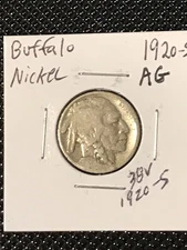 1920-S Buffalo Nickel   Aout Good