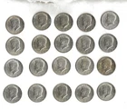 Lot of twenty (20) circulated 1968 d 40% silver Kennedy half dollars