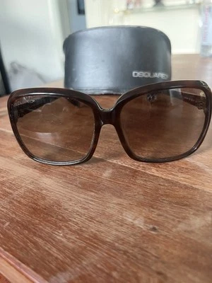 Dsquared2 Sonnenbrille Damen DQ0314 52B Schildpatt Cat Eye - Bild 1 von 2
