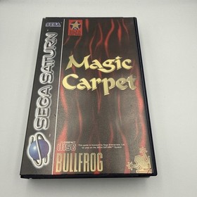 Magic Carpet Sega Saturn W/Manual Retro PAL 1996 GOOD CONDITION