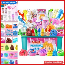 DIY Slime Kit 26 Piece Butter Cloud Crystal Slime Making Set with Charms