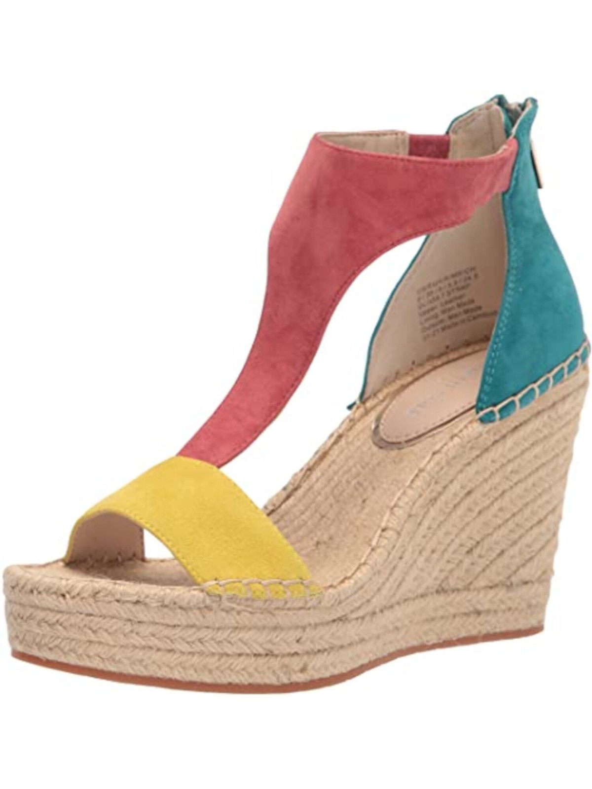 KENNETH COLE Womens Red Multi-Color 1 Platform Olivia Almond Wedge Shoes 9 M 10290₽