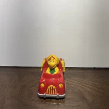 Vintage Barney Baby Bop Dinosaur Fire Truck Engine Die Cast Car 1993 Lyons Group