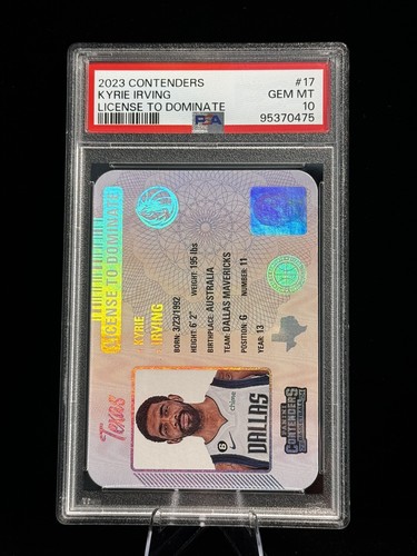 Kyrie Irving #17 2023 Panini Contenders License to Dominate card