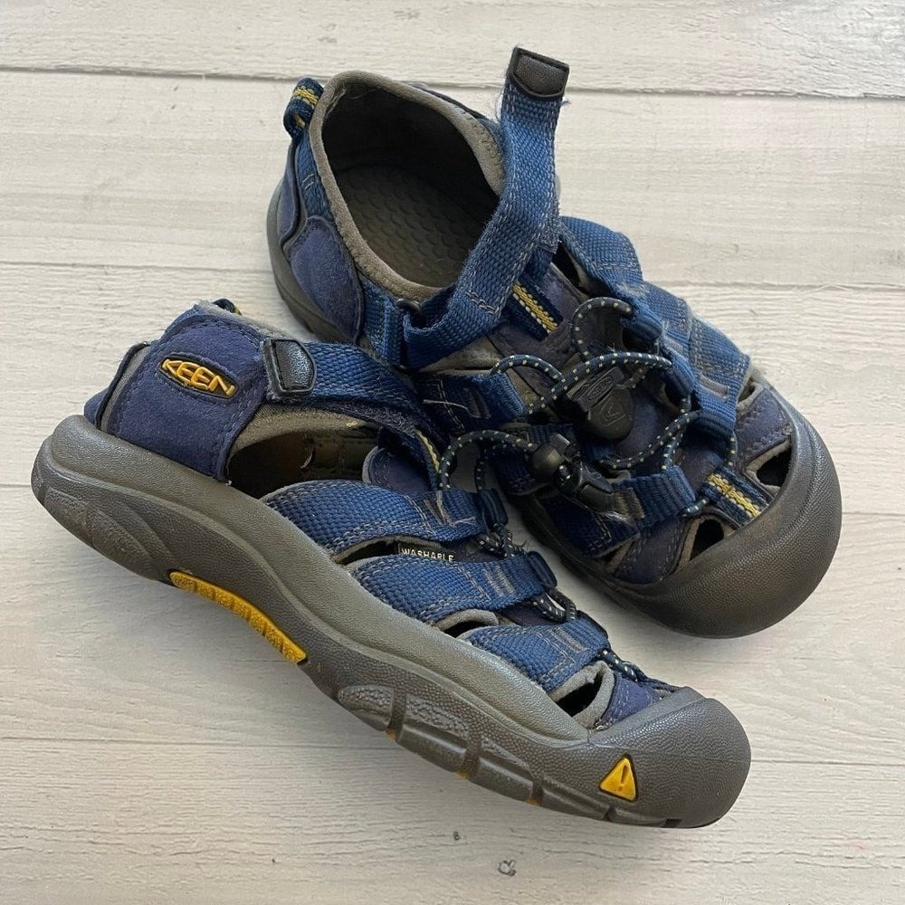 Sandali da trekking impermeabili Keen Newport H2 blu ragazzo taglia 13