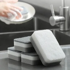 20Pcs Double-Sided Cleaning Sponges Pan Pot Cleaning and Maintenance Washing Spo