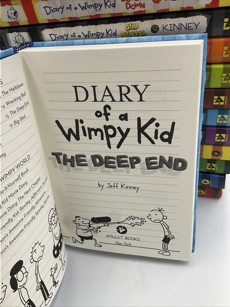 Diary of a Wimpy Kid Books Set by Jeff Kinney 15 Books Hardcover 1