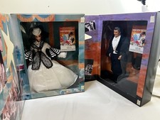 Gone With The Wind Scarlett O  Hara in Black  White  Rhett Butler Barbie Dolls