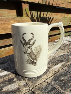 Wedgwood ''Springbock'' Tasse aus der South African Game Series, Erstausgabe