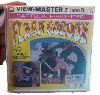 vintage FLASH GORDON VIEW-MASTER REELS packet new/sealed 