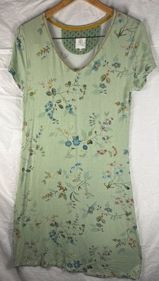 Pip Studio Amsterdam Sleepwear Gown Women's L Short Sleeve Fairy Floral Garden
