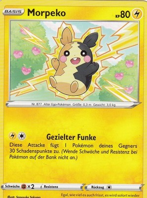 Morpeko 109/264 Fusions Angriff Pokemon Karte Deutsch
