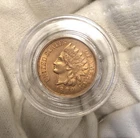1899 Indian Head Cent BU/AU Slider. RED CONDITION