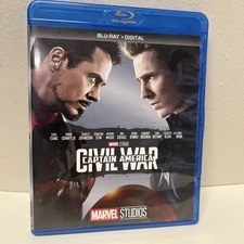 Captain America: Civil War (Blu-ray, 2016) Chris Evans Robert Downey Jr.
