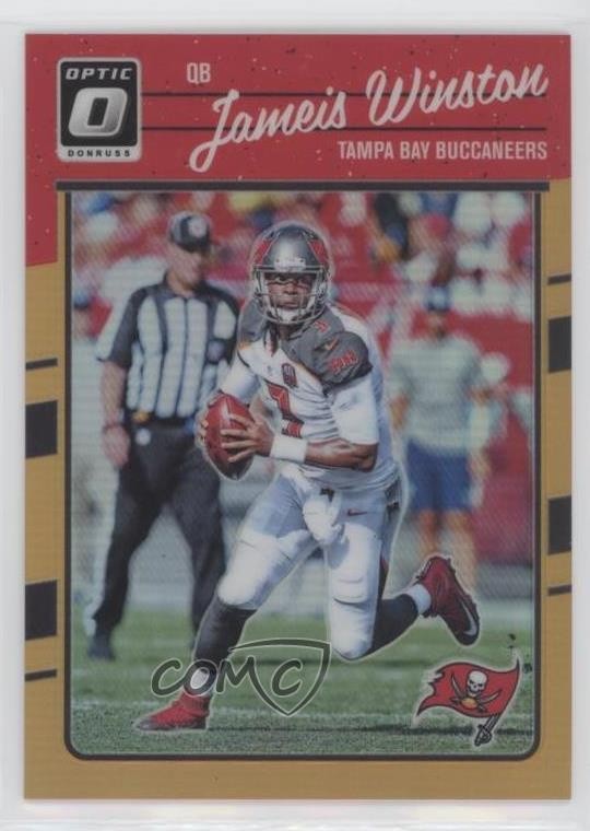 2016 Donruss Optic Orange 141/199 Jameis Winston #92 0w8