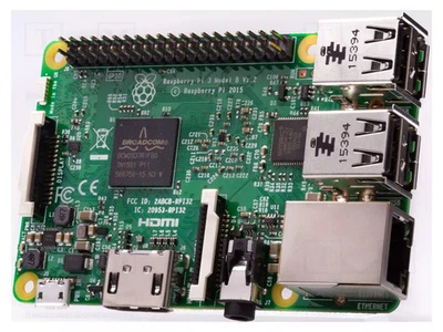 RASPBERRY PI RASPBERRY-PI-3-MODEL-B-1GB-RAM Einplatinencomputer - Bild 1 von 4