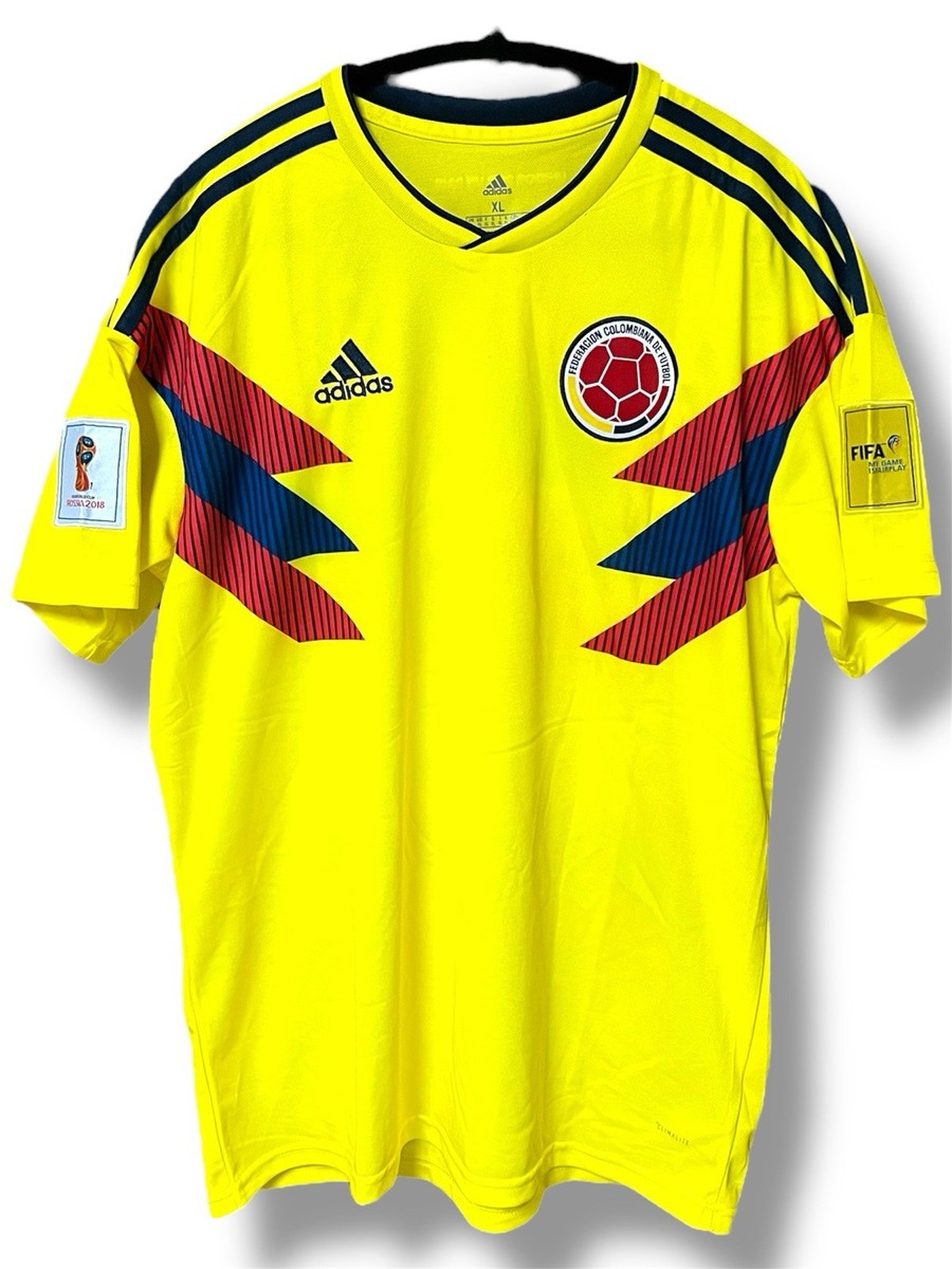NEW Adidas Colombia National Team Soccer Jersey 2018 Home Kit