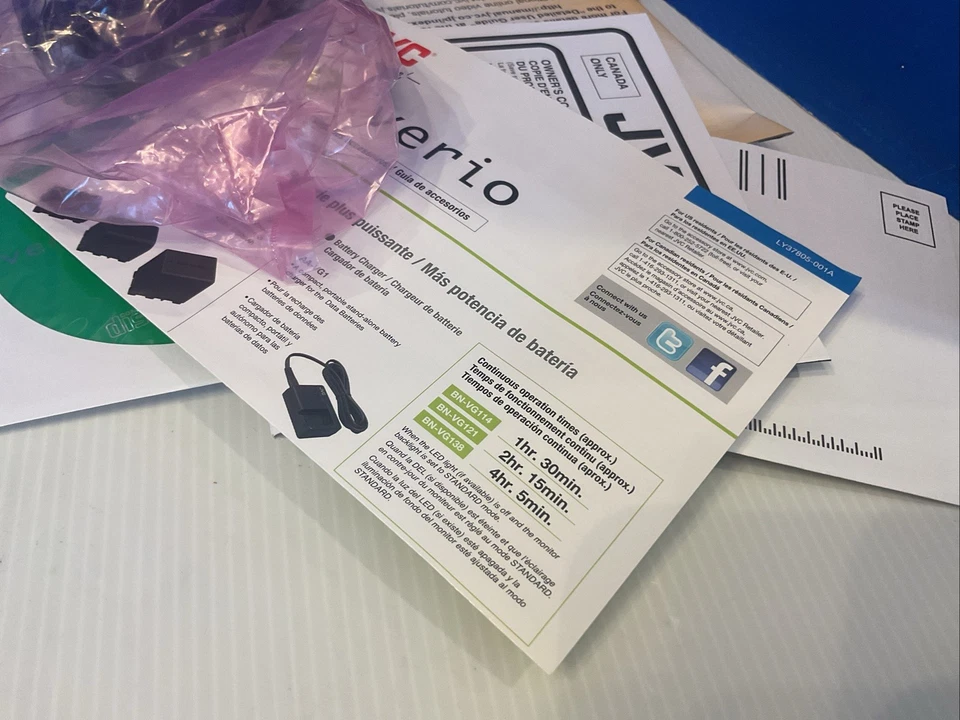 JVC Everio GZ-HD520 ( HDD) Full HD Video Camcorder & Accs (Black) New Open Box - Image 3 of 4