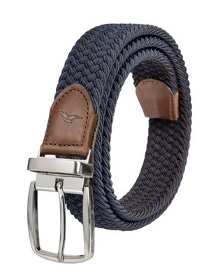 Tommy Bahama Men's Stretch Braided Reversible Belt Adjustable Fit