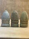 3 Good Dug CS Confederate Gardner Civil War Bullets 57-cal And 54-cal Examples
