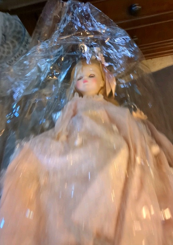 Vintage 1986 Cinderella 13" Doll By Madame Alexander Includes Stand  & Dress 
