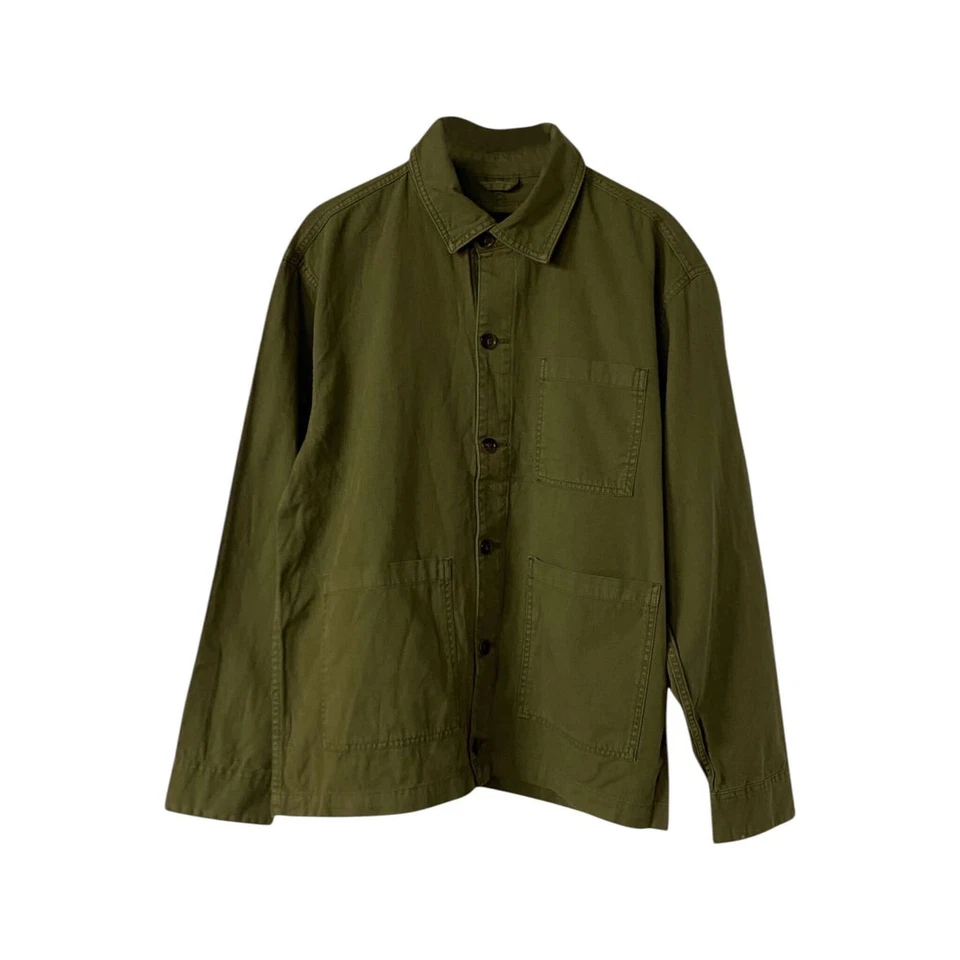 Veste Worker Tommy Hilfiger Homme en Coton – Surchemise Workwear Casual Bleu / K - Photo 1/4