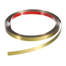 Peel Stick Trim, Molding & Wall Trim,Brushed Gold, 16.4 Ft x 0.4 Inch
