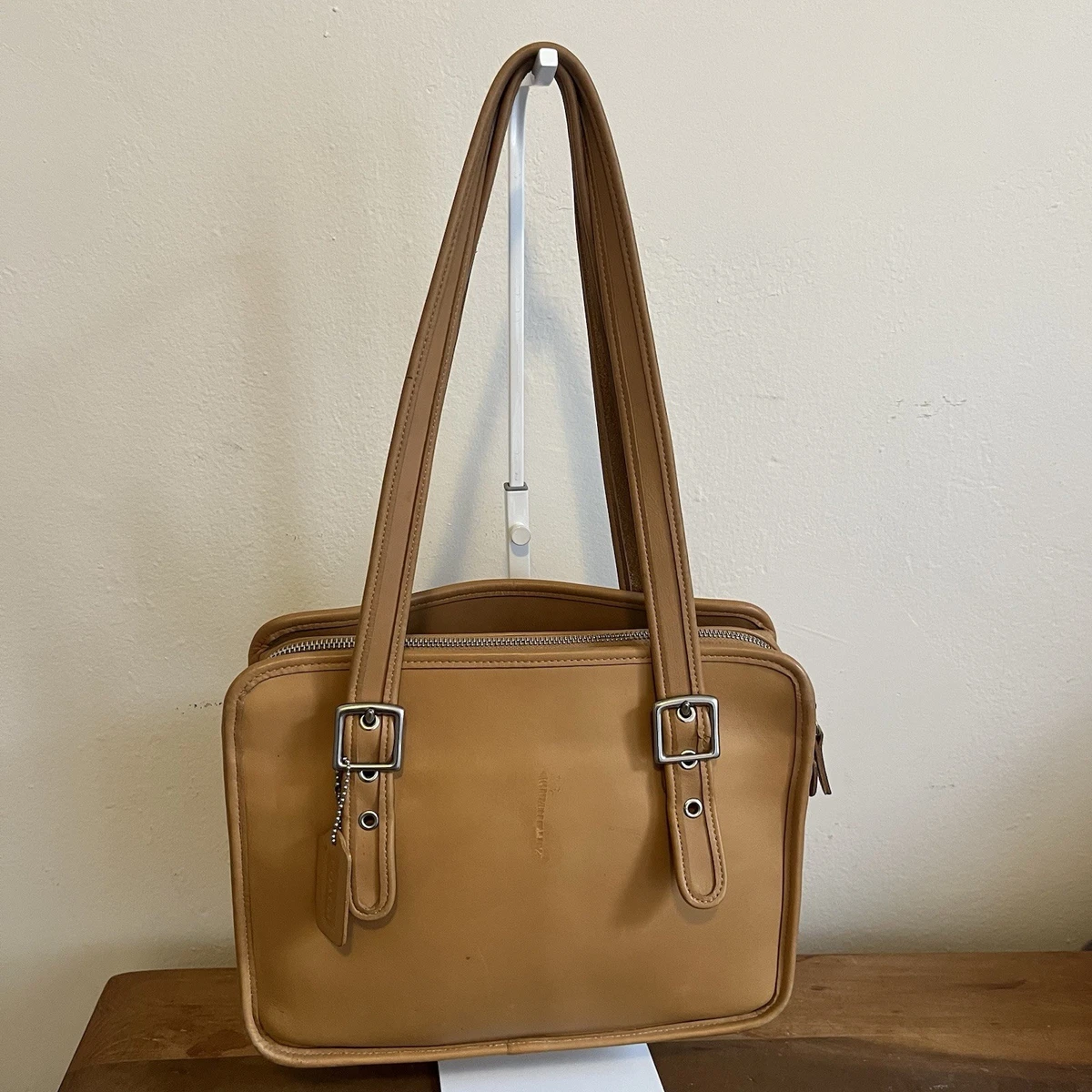Coach Legacy Shoulder Bag Beige Bags & Handbags for Women for sale