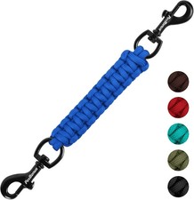 Dog Collar Safety Clip, Handmade Backup Strap for Harness, Double Ended Connect