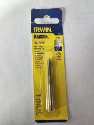 Irwin Hanson 8031 #10-32NF High Carbon Steel Plug Tap