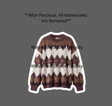 Sweater Sticker Waterproof Decal Fall Winter Season Clothes Cute Gift NEW