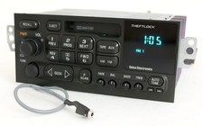Gm Delco 1996-02 Chevy S10 Car Radio Am Fm Cassette W Aux On Pigtail - 16232091