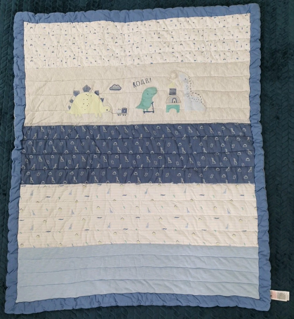Trapunta culla Mothercare dinosauro 100x120 cm