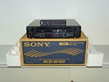 Sony RCD-W100 Audio CD Recorder / Dual Drive, Original Packaging, Black,...