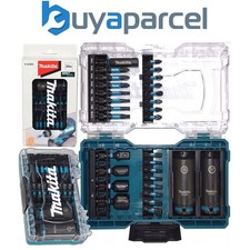 Makita 30 Piece Impact Black Impact Driver Screwdriver Bit + 2x Socket Set +Case
