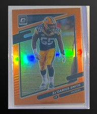 2021 Panini Donruss Optic Orange Prizm /199 Za'Darius Smith #92 Packers