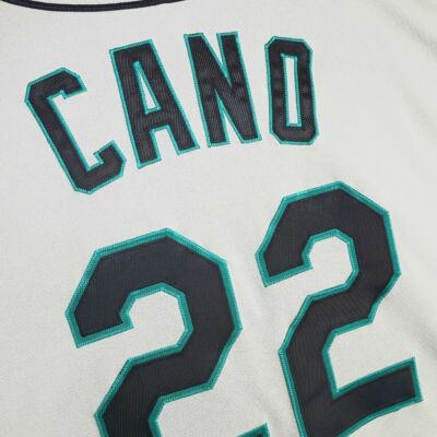 Authentic Majestic SIZE 52 2XL SEATTLE MARINERS ROBINSON CANO ON