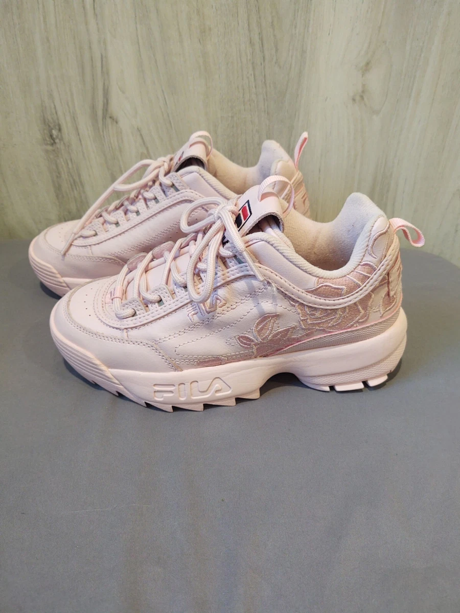 Fila sales embroidered sneakers