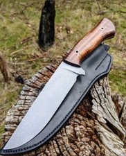 CUSTOM HANDMADE SPRING STEEL 5160 FULL TANG HUNTING BOWIE KNIFE SURVIVAL KNIFE