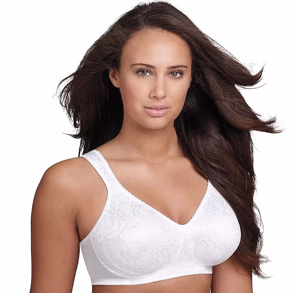 New Bra Playtex 18-Hour Ultimate-Lift-Support WF white US4745 MSRP-$36.00  38DDD