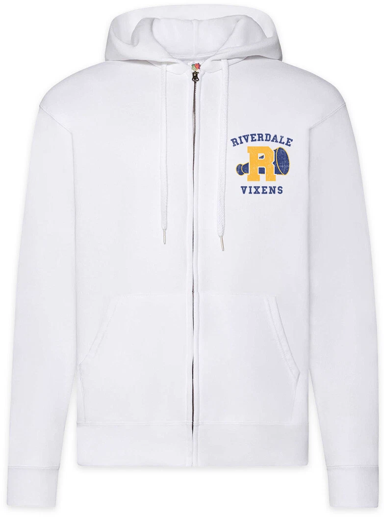 Vixens Zipper Hoodie Football Basketball Bulldogs Riverdale Symbol Sign Logo