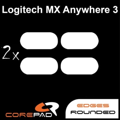 Corepad Skatez Logitech MX Anywhere 3 Replacement Mouse Feet Hyperglide Teflon